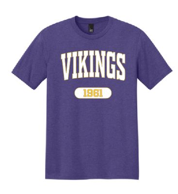 Vikings District Triblend Tee--Youth Sizes Available--4 Color Options