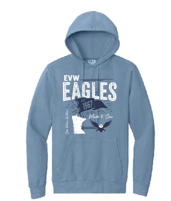 Eagles Beach Wash® Garment-Dyed Pullover Hoodie--3 Color Options