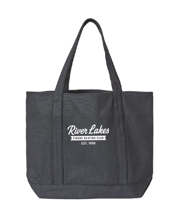 RLFSC XL Zippered Cotton Canvas Resort Tote