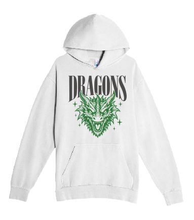 Dragons Unisex Urban Pullover Hooded Sweatshirt--2 Color Options