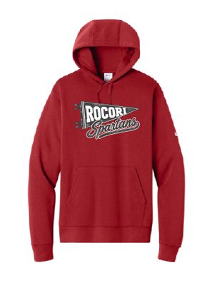 Spartans Nike Club Fleece Adult Pullover Hoodie