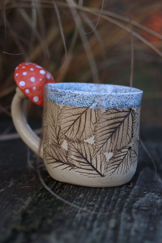 Kubek Jeżyna z Muchomorem