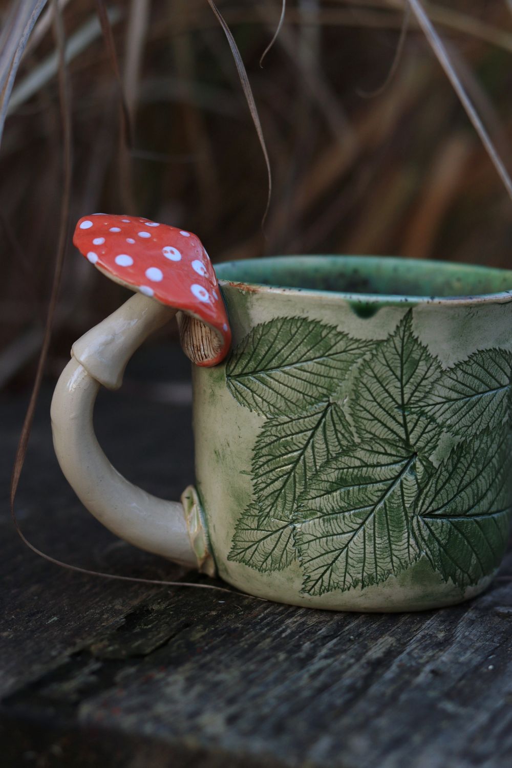 Kubek Jeżyna z Muchomorem