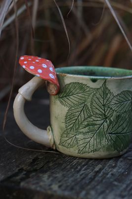 Kubek Jeżyna z Muchomorem