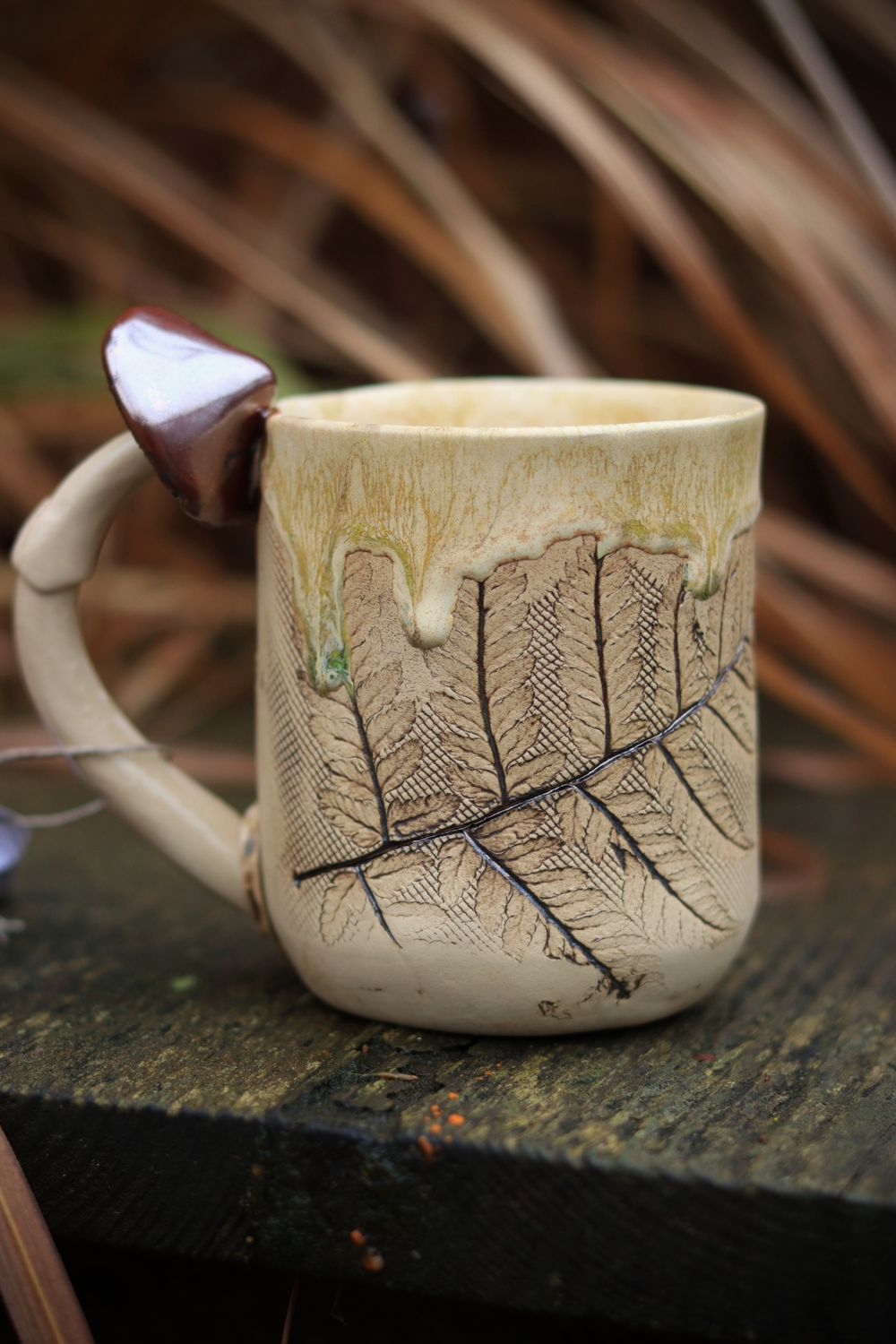 Kubek Paproć z Grzybkiem