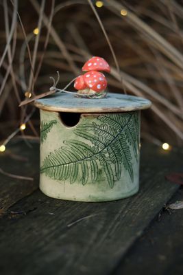 Pojemnik  Paproć z Muchomorami