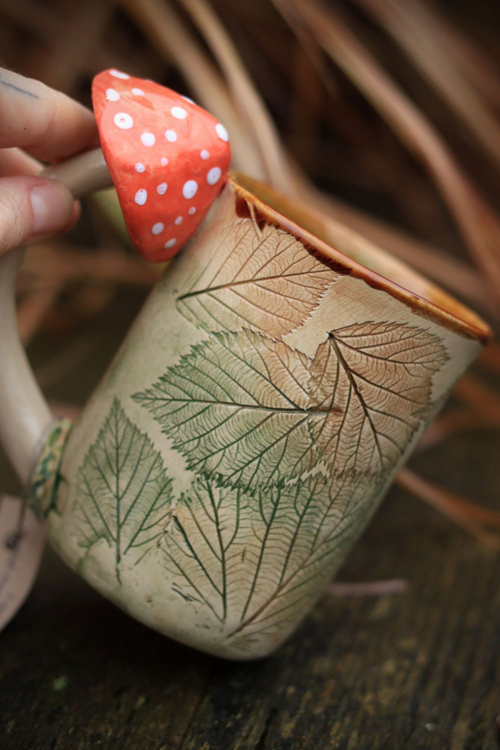 Kubek Jeżyna z Muchomorem