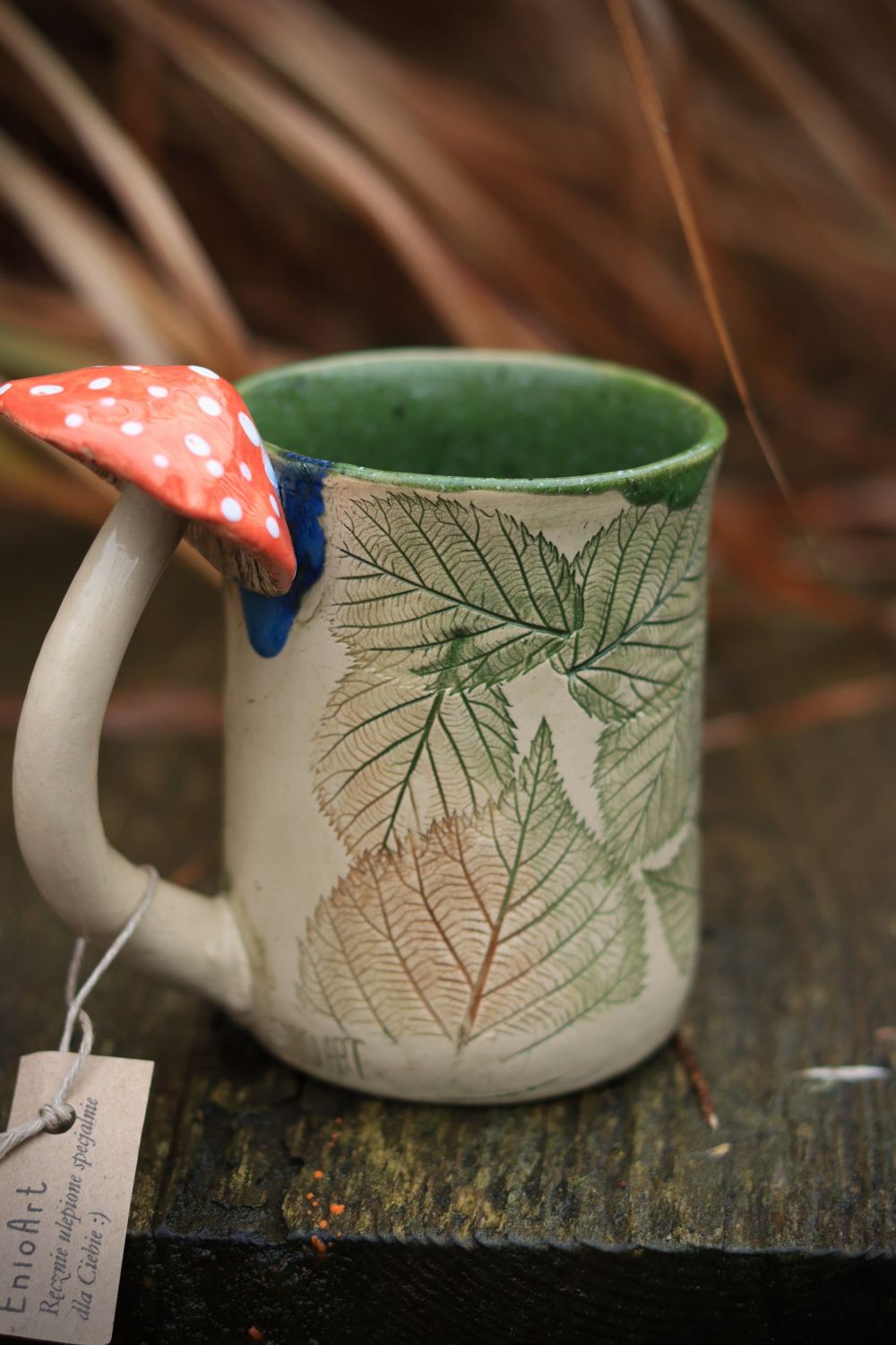 Kubek Jeżyna z Muchomorem