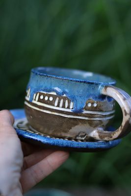 Filiżanka Niebieska