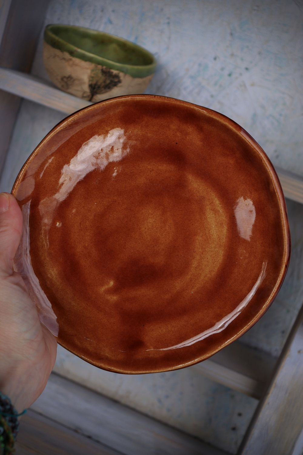 Talerz Miodowy z Koronką