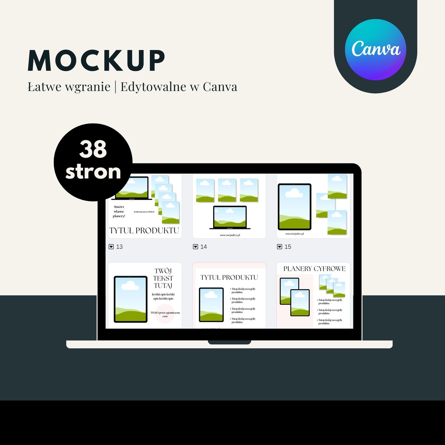 MOCKUP | Szablony Canva