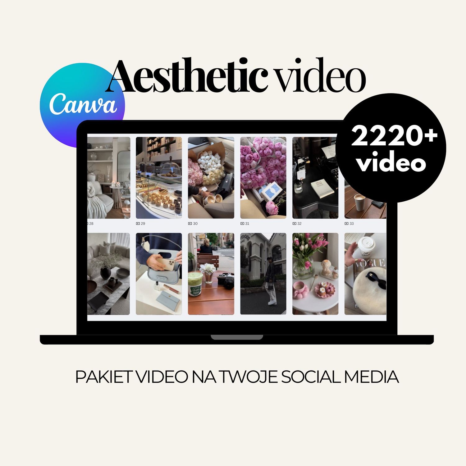 AESTHETIC VIDEO | Kolekcja filmów do rolek lub stories