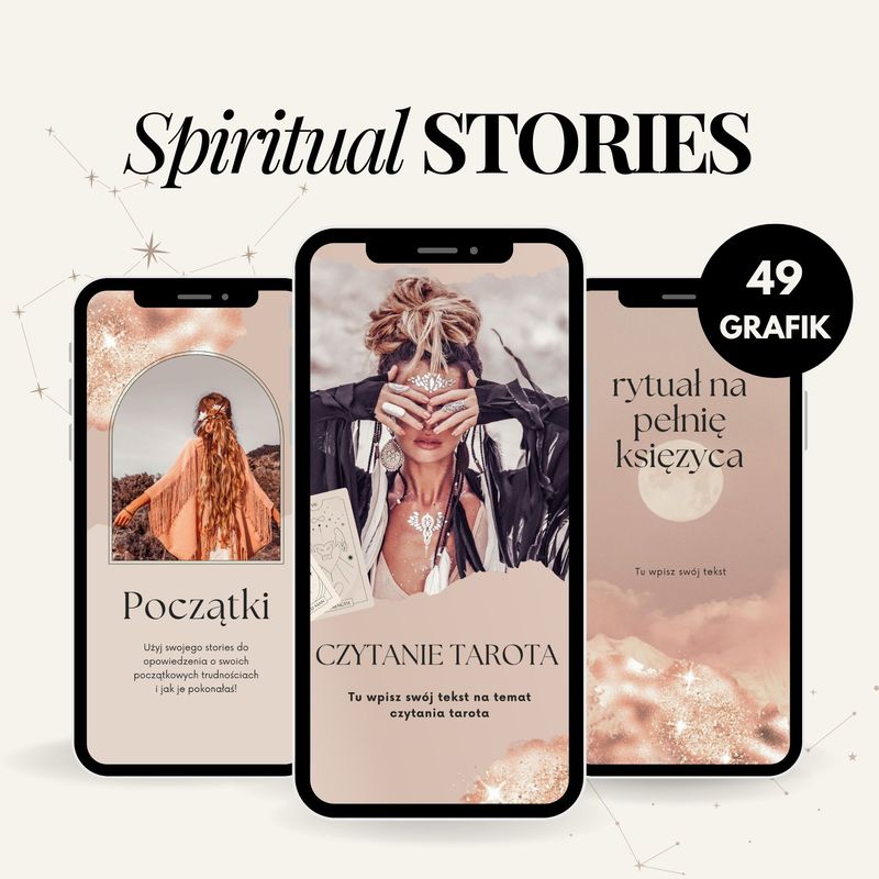 SPIRITUAL STORIES | Szablony Canva