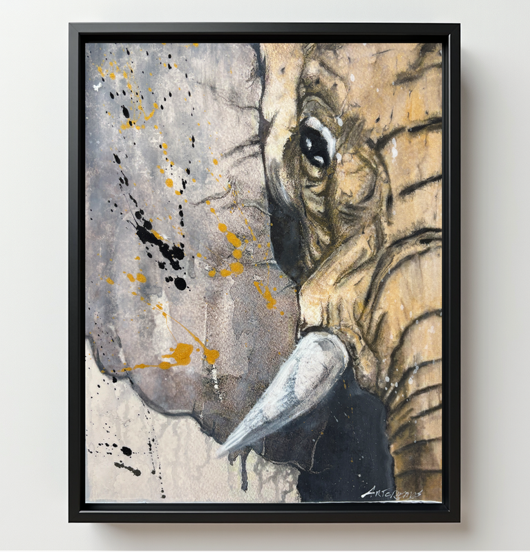 L’œil de la paix, Dimensions : 31.8 x 39.4 cm | 12.5&#39;&#39; x 15.5&#39;&#39;