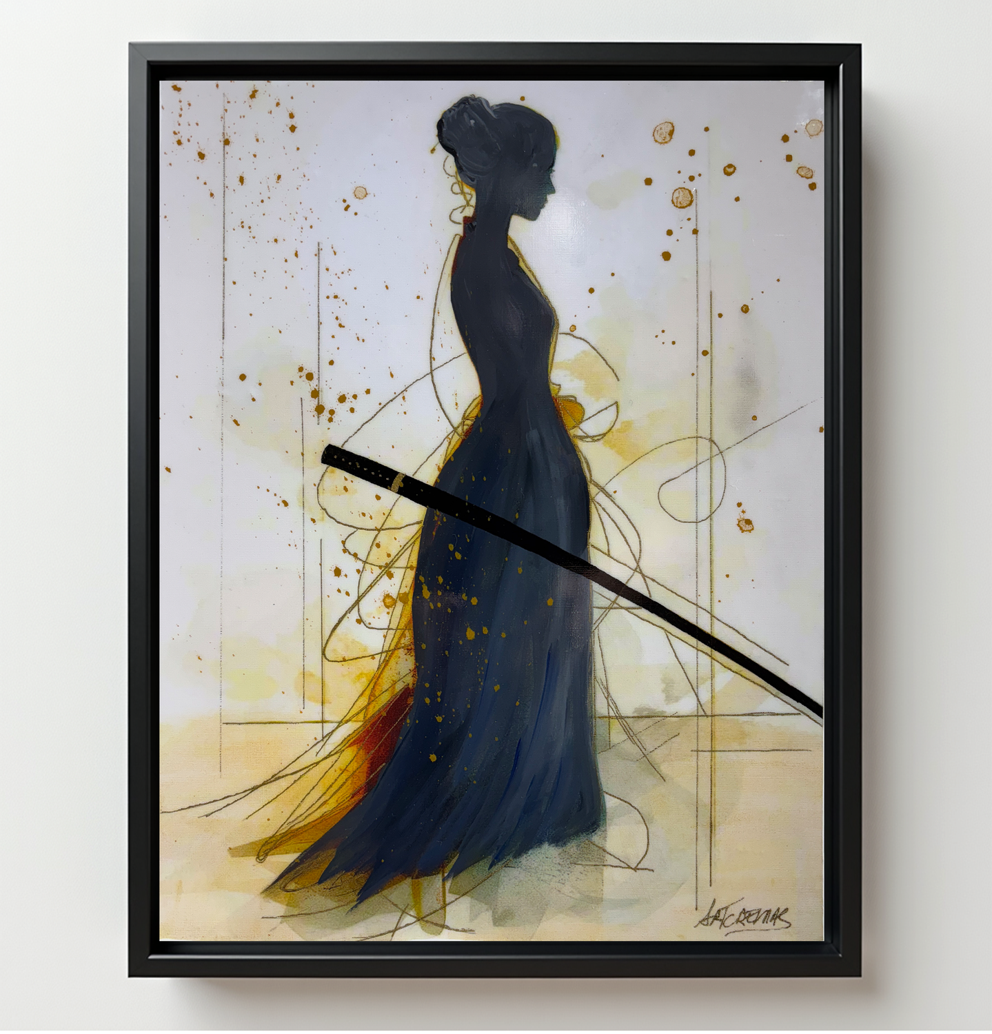 Épée de lumière, Dimensions : 31.8 x 39.4 cm | 12.5&#39;&#39; x 15.5&#39;&#39;