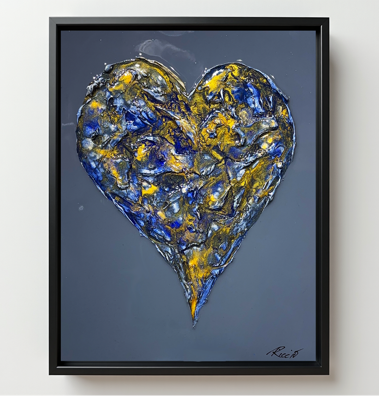 Color Heart, Dimensions : Premium collection 3D, 31.8 x 39.4 cm | 12.5&#39;&#39; x 15.5&#39;&#39;