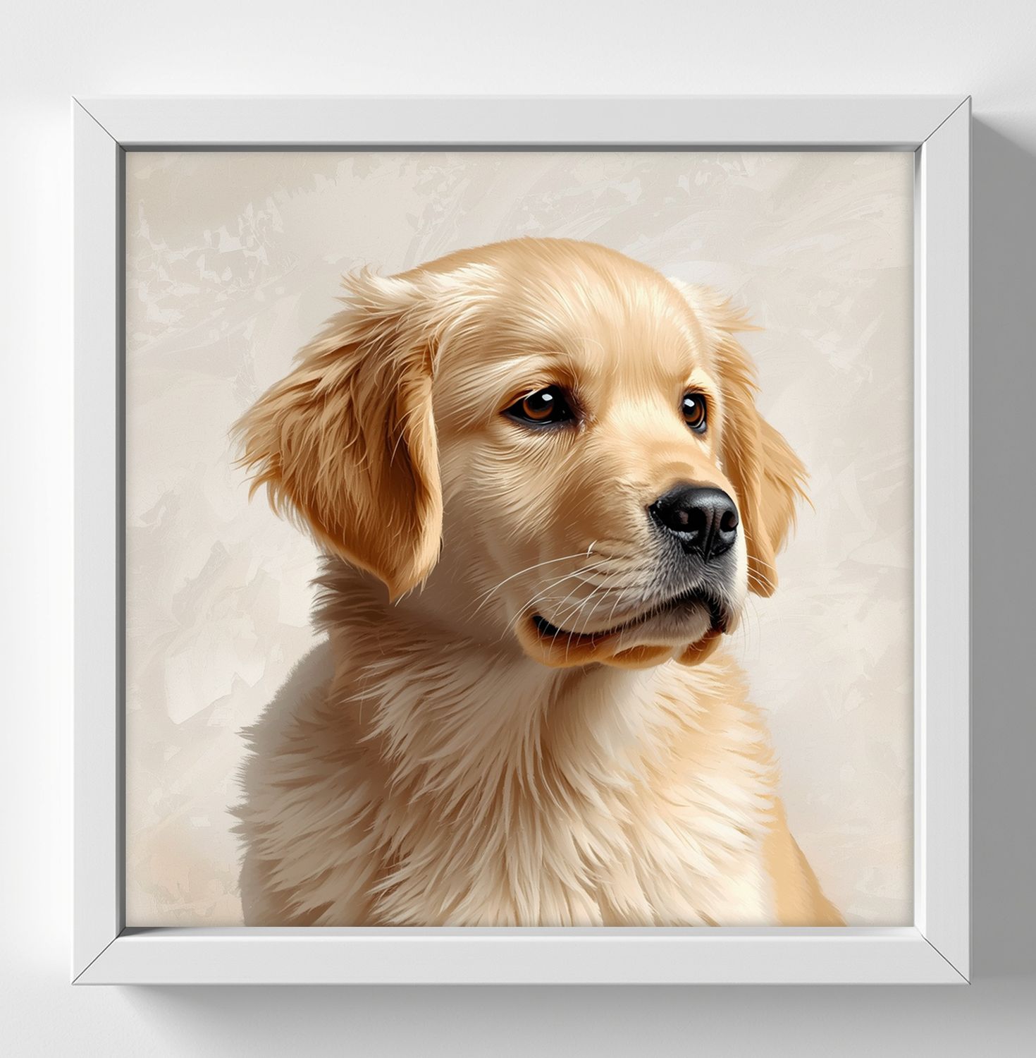 Golden Retriever, Dimensions: 20.96 x 16.51 cm | 8 ¼'' x 6 ½''