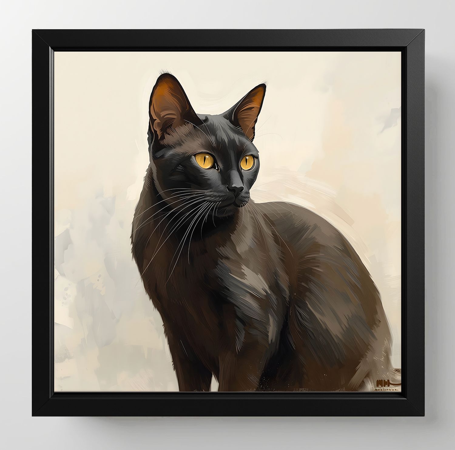 Bombay, Dimensions : 10 in × 10 in = 25.4 cm × 25.4 cm