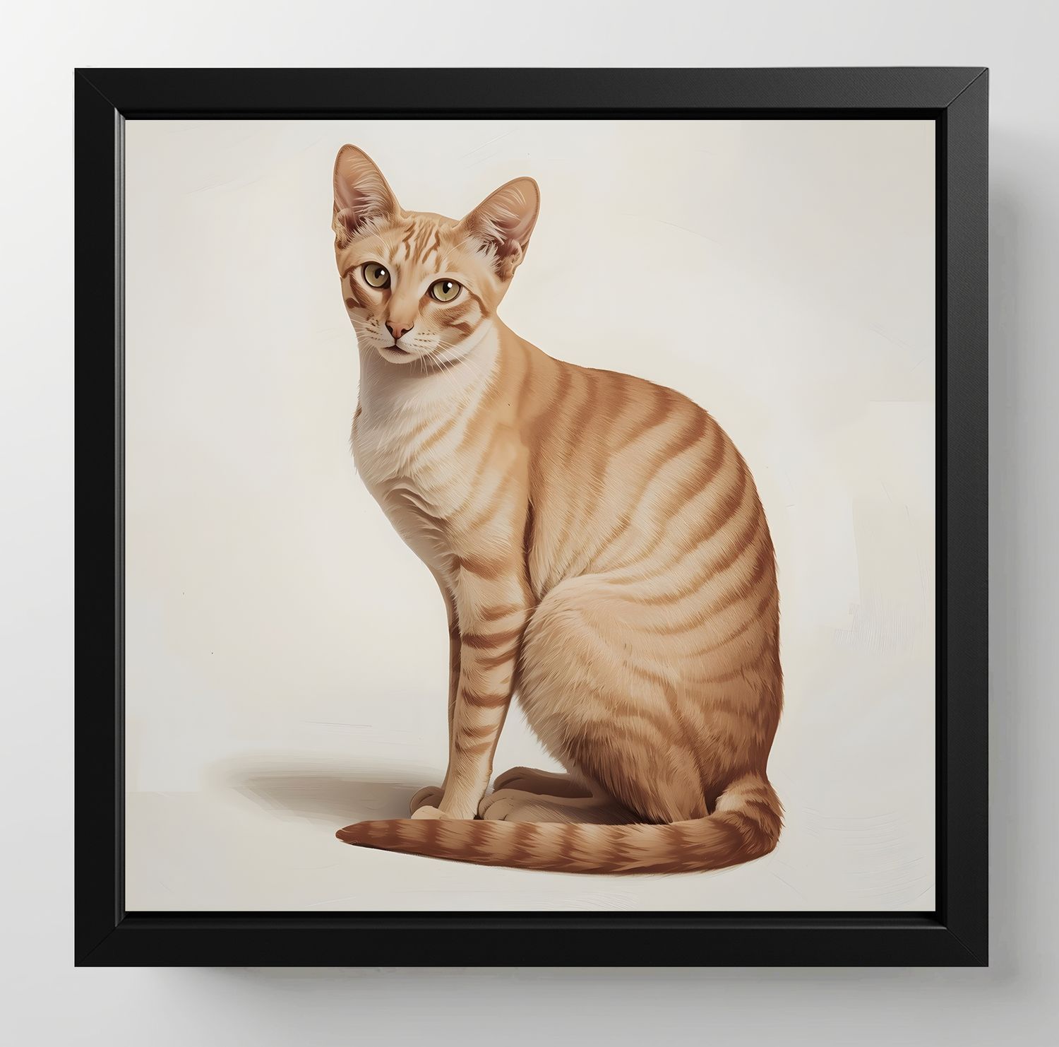 Oriental Shorthair, Dimensions : 10 in × 10 in = 25.4 cm × 25.4 cm