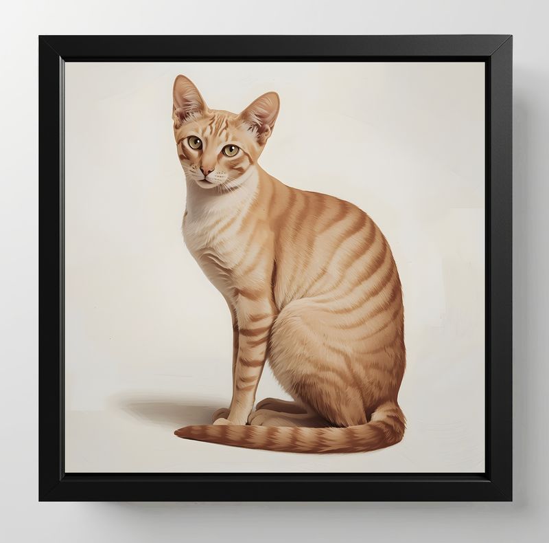 Oriental Shorthair, Dimensions : 10 in × 10 in = 25.4 cm × 25.4 cm