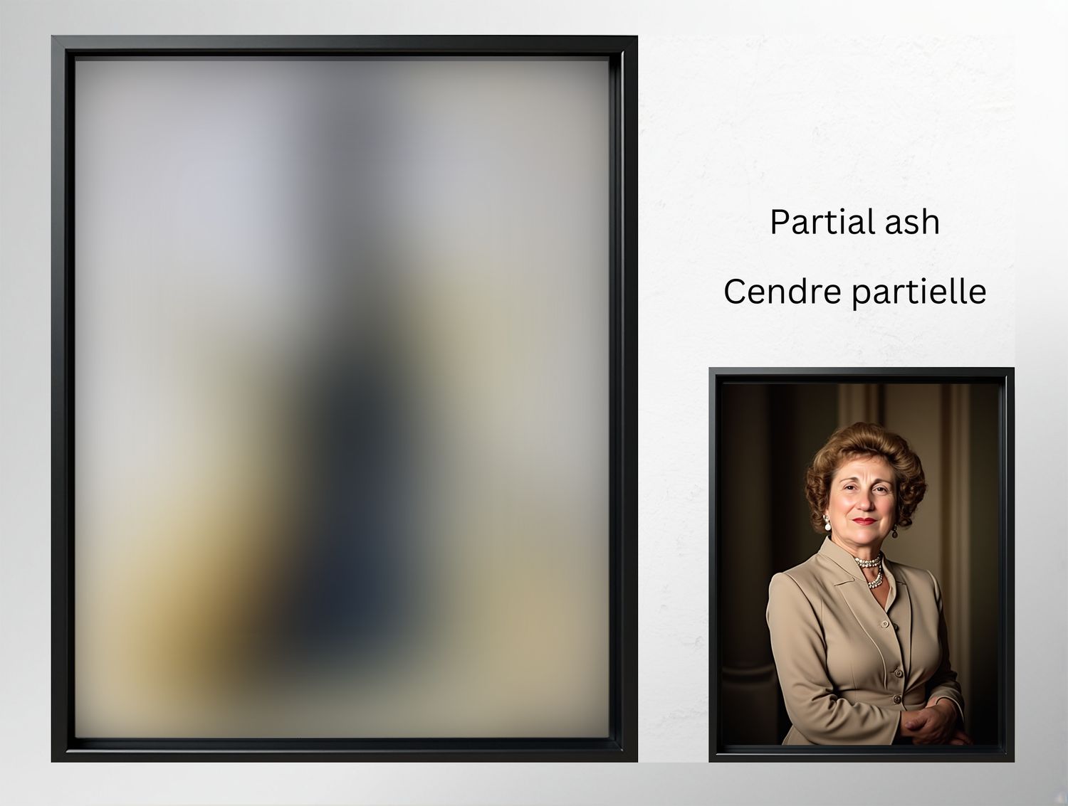 (PRINT)-Pour nos êtres chers, un souvenir tendre et précieux, For our loved ones, a tender and precious memory, Dimensions : 21 x 16.5 cm | 8 1/4'' x 6 1/2''