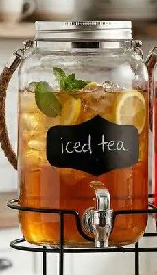 Black Iced Tea with Lemon