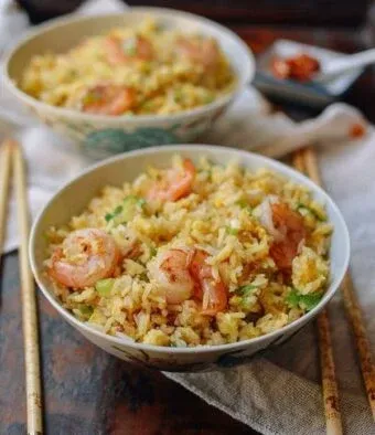 Sushi Monkey: Garlic Shrimp Fried Rice