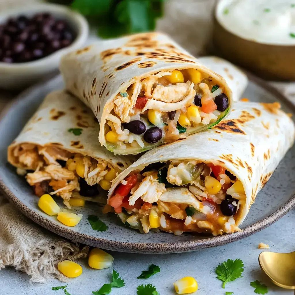 Southwest chicken wrap serves (10) Southwest chicken wrap serves (10)