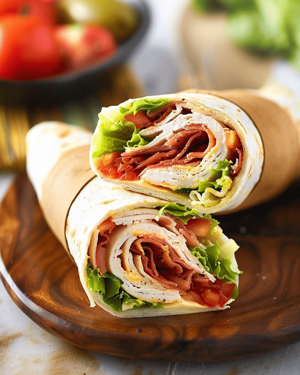 Turkey club wrap platter serves (10) Turkey club wrap platter serves (10)