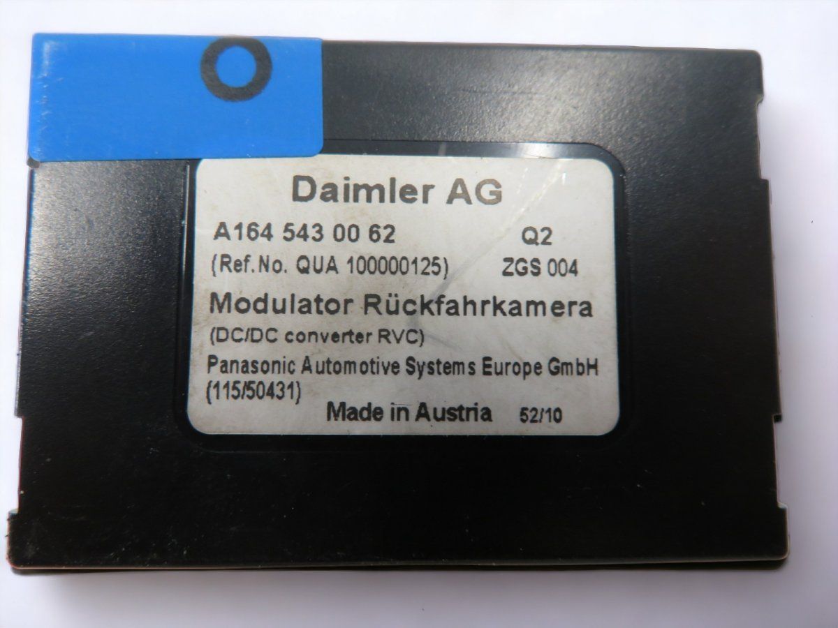 A1645430062 Camera control unit MERCEDES-BENZ E-CLASS (W212) (2009-2016)