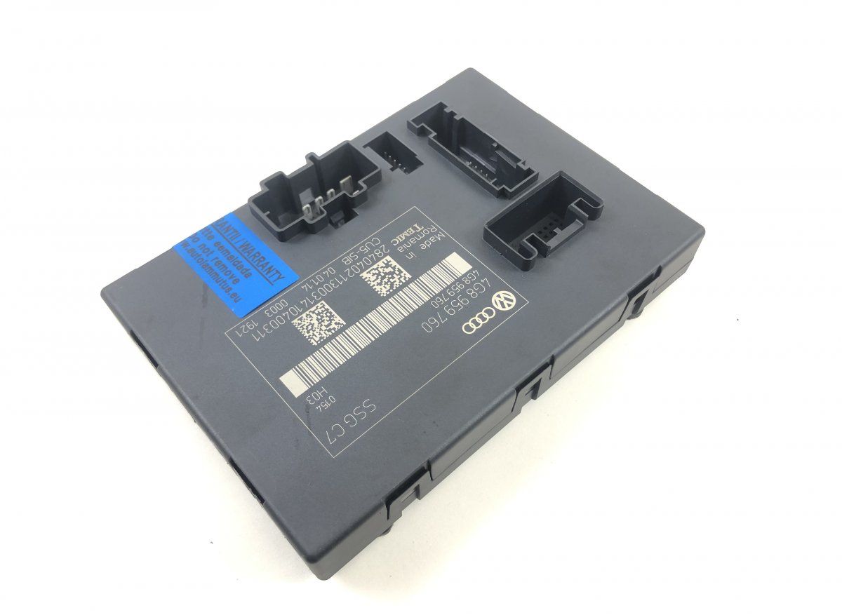 4G8959760 Seats control unit AUDI A7 Sportback (4GA) (2010-2017)
