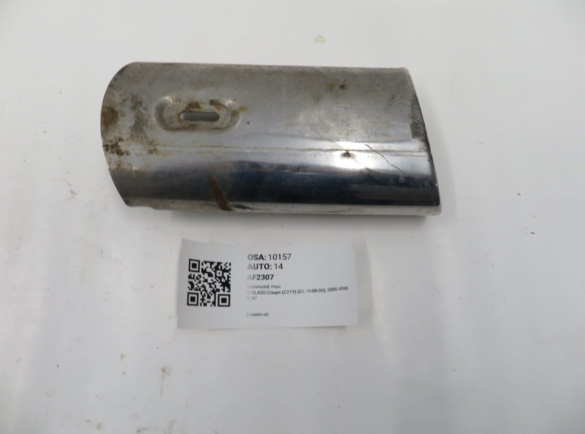 A2154900227 2154900227 Exhausts, other MERCEDES-BENZ S-CLASS Coupe (C215) (1999-2006)