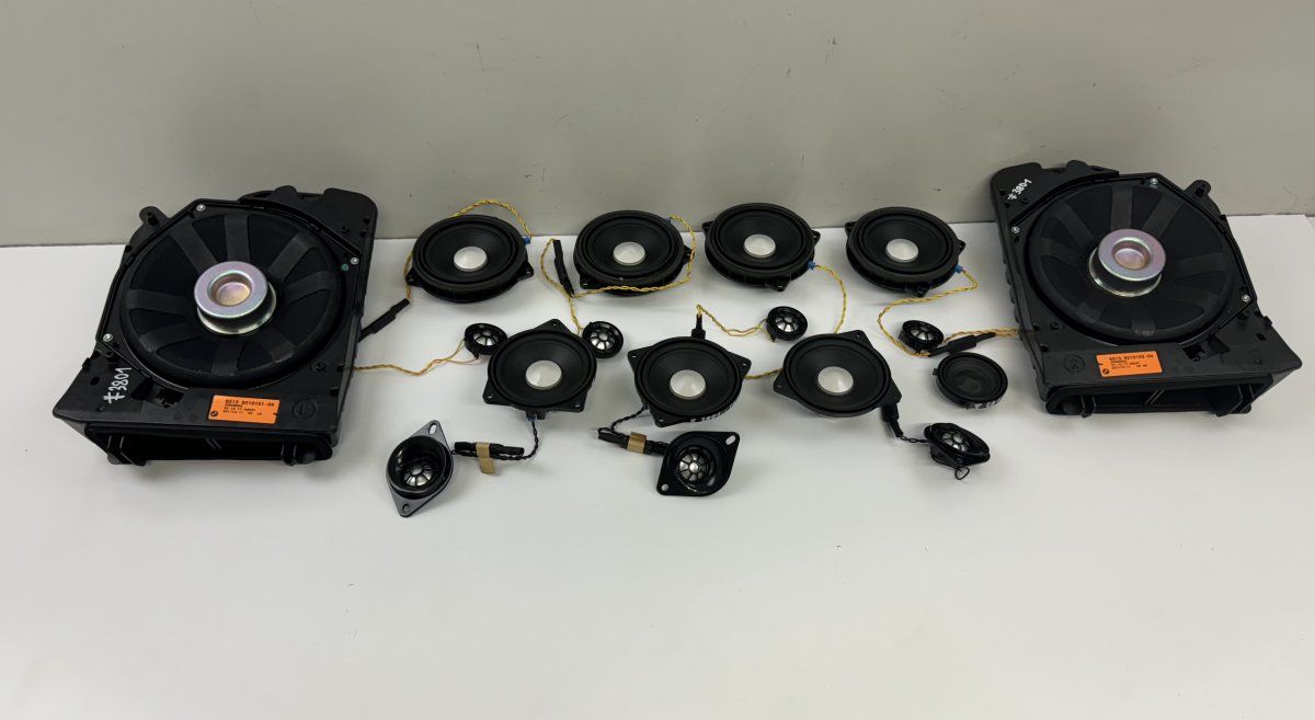 65139210151-04 65139210152-04 65139368383-01 65139226358-02 6513915112703 9364956-01 65139226357-01 Set of loudspeakers BMW 3 (F30, F31, F34, F80) (2011-2019)