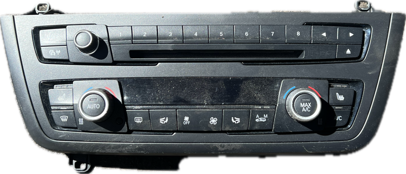 61316814183 64119287337 Heater control panel BMW 3 (F30, F31, F34, F80) (2011-2019)