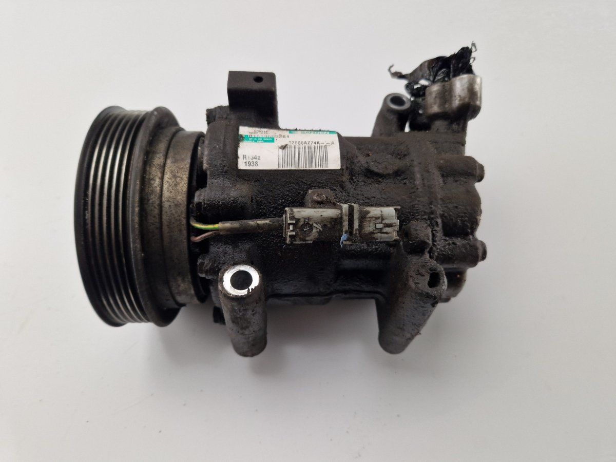 SD6VDAF 92600AZ74A R134A1938 AC / aircon Compressor NISSAN JUKE I (F15) (2010-2019)