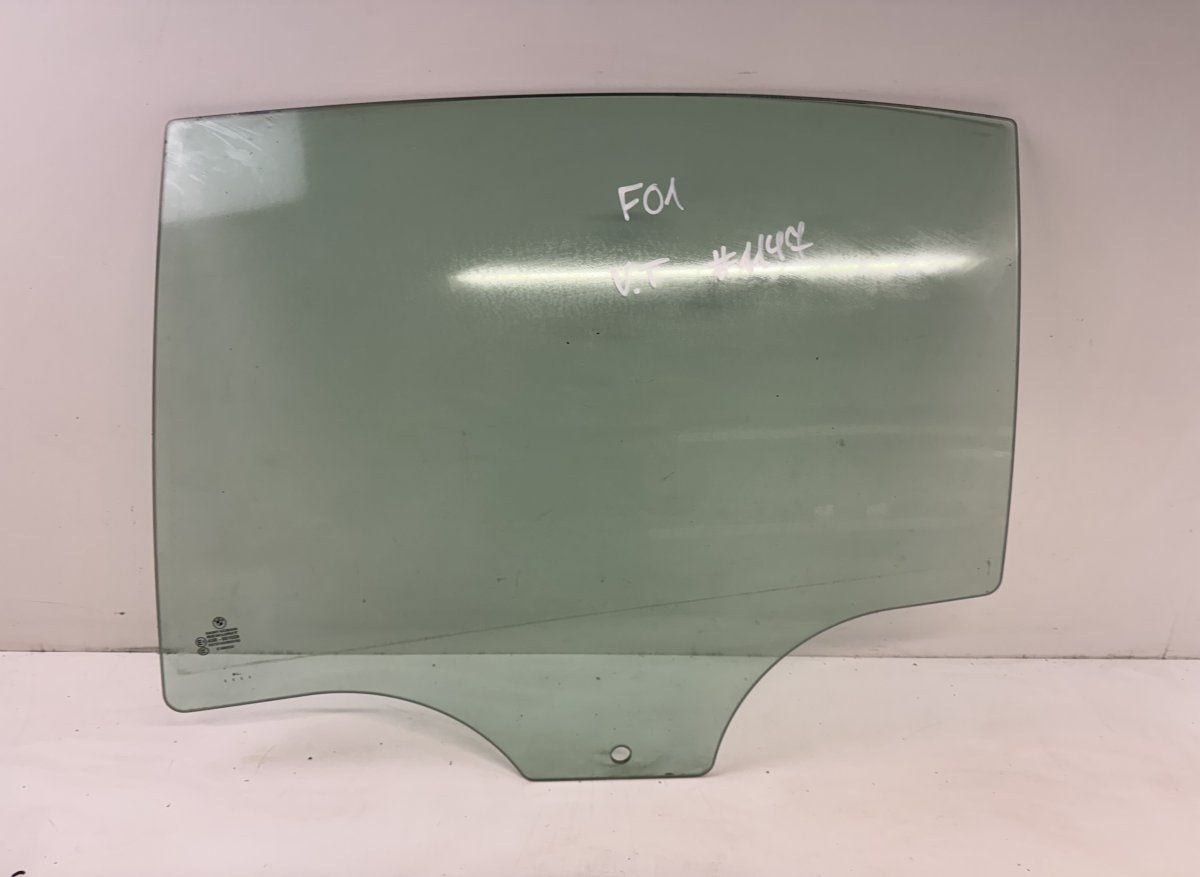51357182091 Door window glass rear left BMW 7 (F01, F02) (2008-2016)