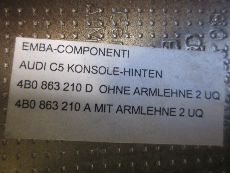 4B0863210D Dashboard Trim AUDI A6 / A6 ALLROAD (C5) (1997-2005)