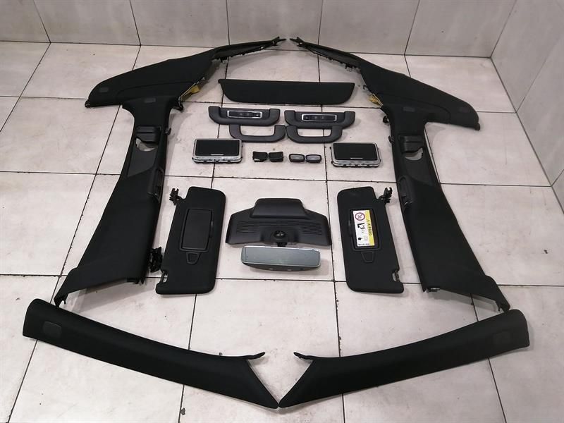 Mercedes S-Class W222 Roof Lining Black A2228108800 Roof Sky Black Set 9H99