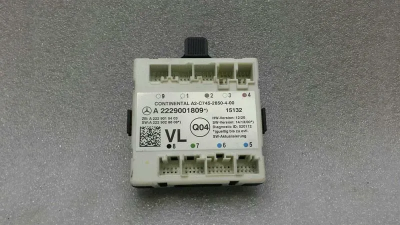 Mercedes C Class W205 FLH Door Module A2229001809 Door Control Unit Front Left