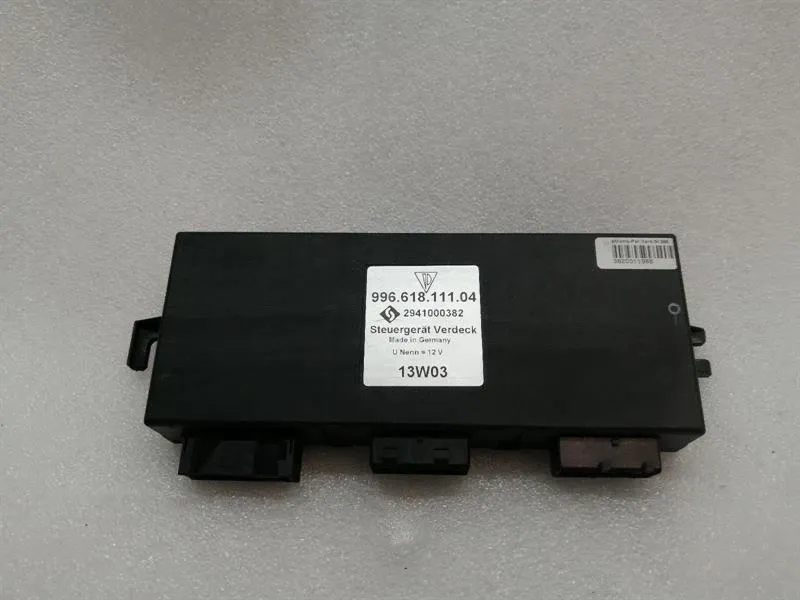 Porsche 911 996 convertible roof modules 99661811104 control unit canopy convertible