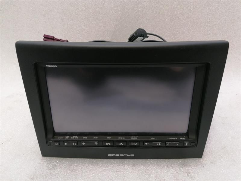 Porsche 911 997 Navigation Monitor qx-6832w-a Sat Nav Display Image Shirt Clarion