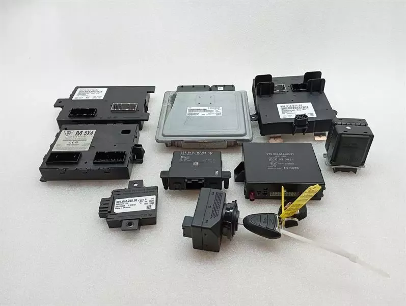 Porsche Cayman S 987 Engine ECU Set 99761860705 Engine Control Unit MK2 3.4 VTS
