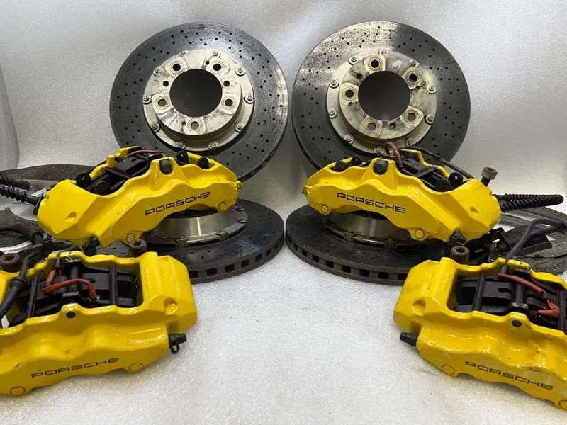 2011 PORSCHE 997 996 987 CAYMAN R TURBO CARBON CERAMIC BRAKE KIT SET PCCB RS