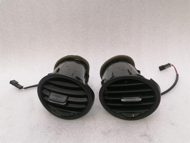 Porsche Boxster 987 Black Air Vent Set 98755213106 Ventilation Nozzle Black Set