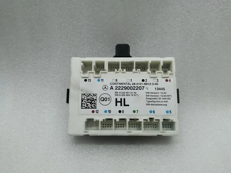 Mercedes S-Class W222 RLH Door Module A2229002207 Door Control Unit Rear Left