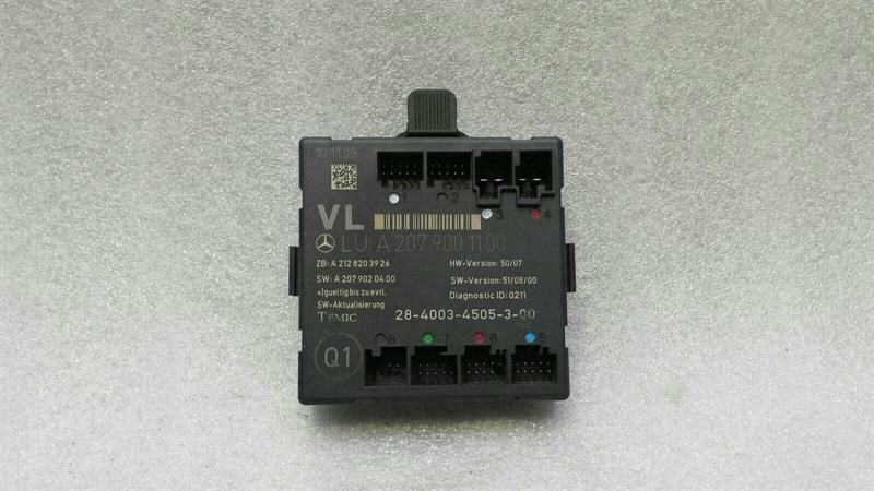 Mercedes E Class W207 C207 Left Door Module A2079001100 Door Control Unit Left