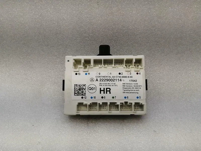 Mercedes S-Class W222 RRH Door Module A2229002114 Door Control Unit Rear Re