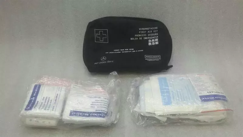 Mercedes S-Class W222 First Aid Kit Bandage Box Verbatant Bag