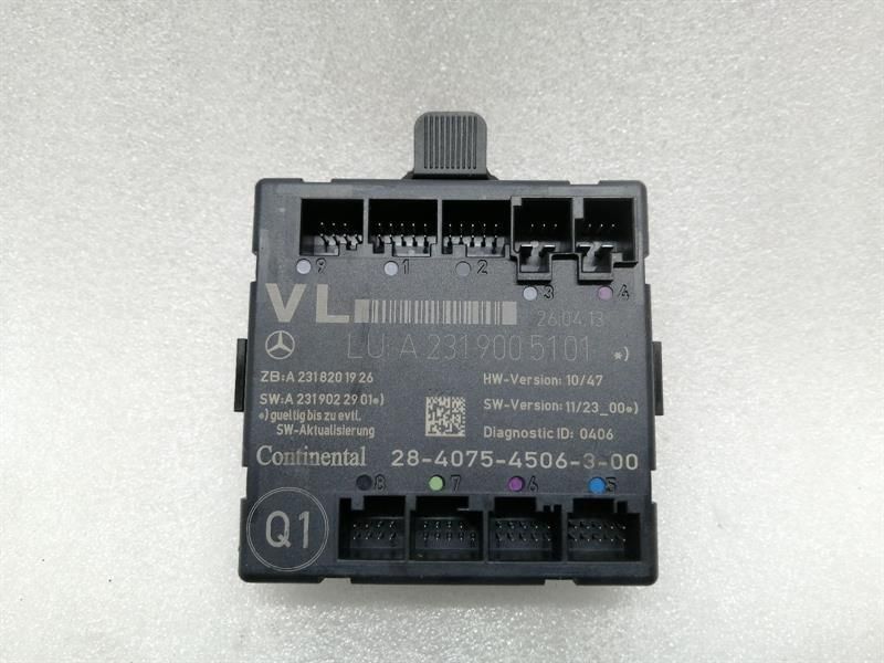 Mercedes SL R231 Left Door Module A2319005101 Left Door Control Unit