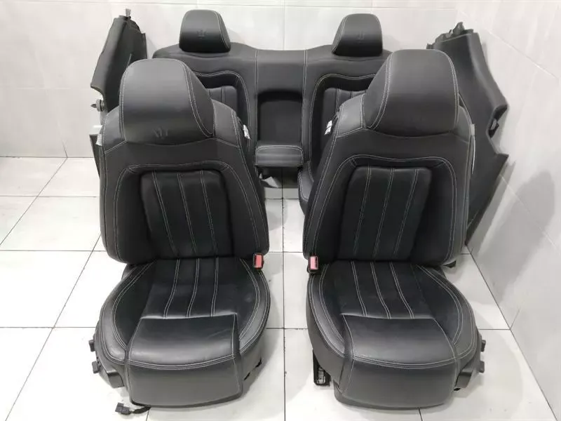 Maserati Granturismo M145 Black Leather Seat Set Seats Black Leather